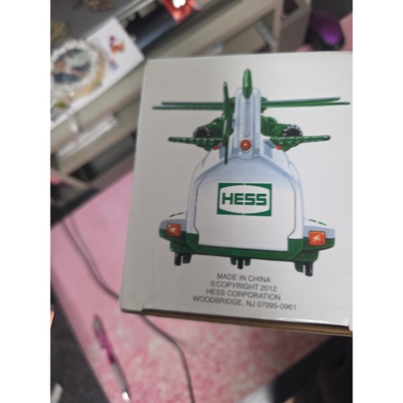 RARE VINTAGE 2012 Hess Helicopter And Rescue Truck New In Original Box. 15 - Picture 5 of 6